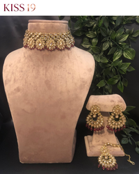 The Kensington Ruby Choker Set