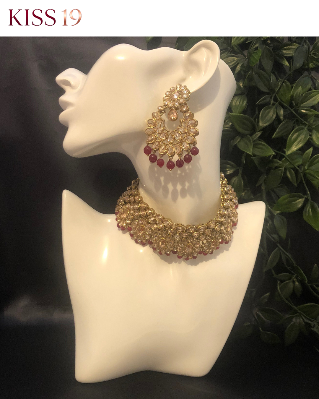The Kensington Ruby Choker Set