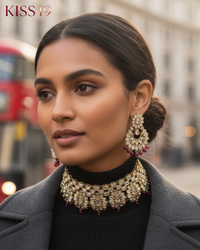 The Kensington Ruby Choker Set